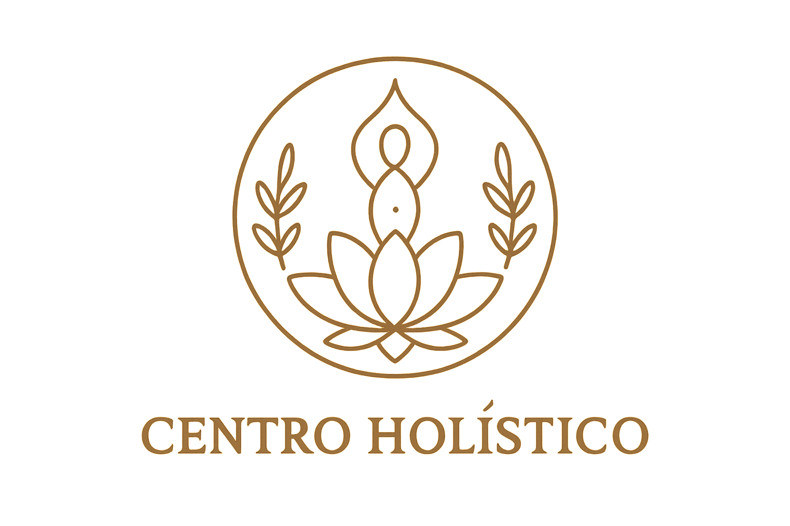 Logo de centro holístico